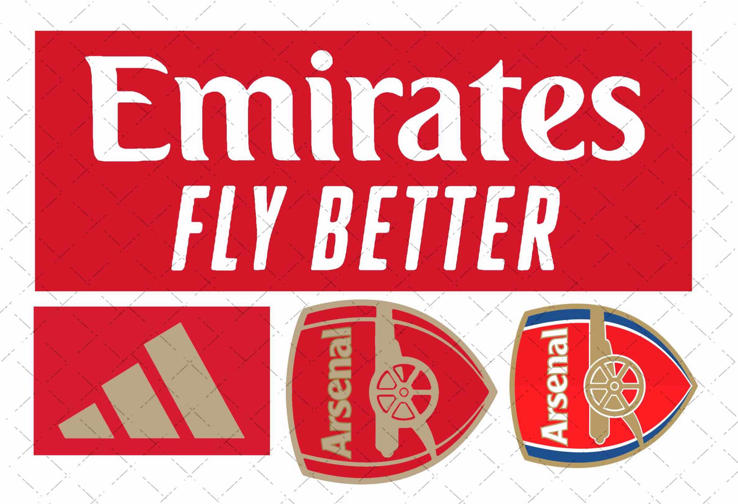 Arsenal FC shirt logos edible cake topper